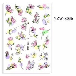 Pegatinas Uñas 036 para decoración de alta calidad