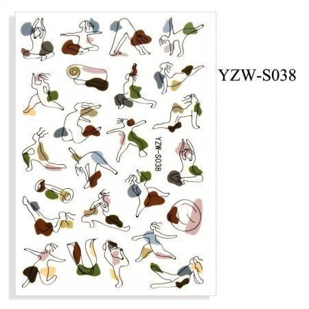 Pegatinas Uñas - 038 para Decoración de Uñas