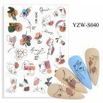 Pegatinas Uñas - 040 para decoración profesional