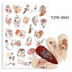 Pegatinas para Uñas - Modelo 042