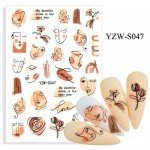 Pegatinas Uñas - Modelo 047, alta calidad y estilo
