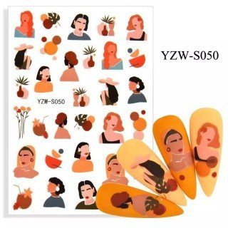 Pegatinas Uñas - 050 para Decoración Profesional