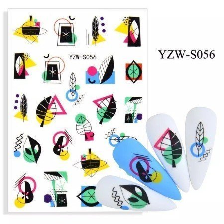 Pegatinas decorativas de uñas - Modelo 056