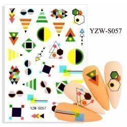 Pegatinas para uñas - Diseño 057