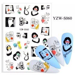 Pegatinas Uñas - 060 para decoración con esmalte