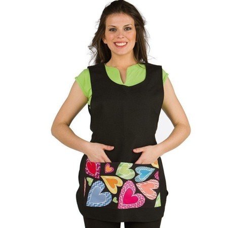 Estola Negra Talla Única con Bolsillo Central