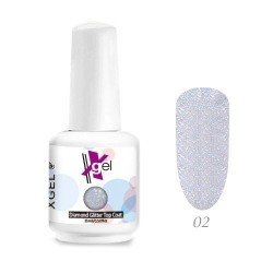 Esmalte Diamond Glitter Top Coat 02 para un acabado brillante