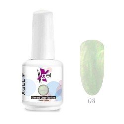Esmalte Diamond Glitter Top Coat 08 en presentación atractiva