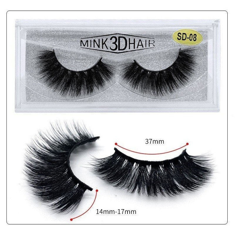 Pestañas SD-08 de pelo Korea Silk negras Pestañas SD-08 de pelo Korea Silk negras