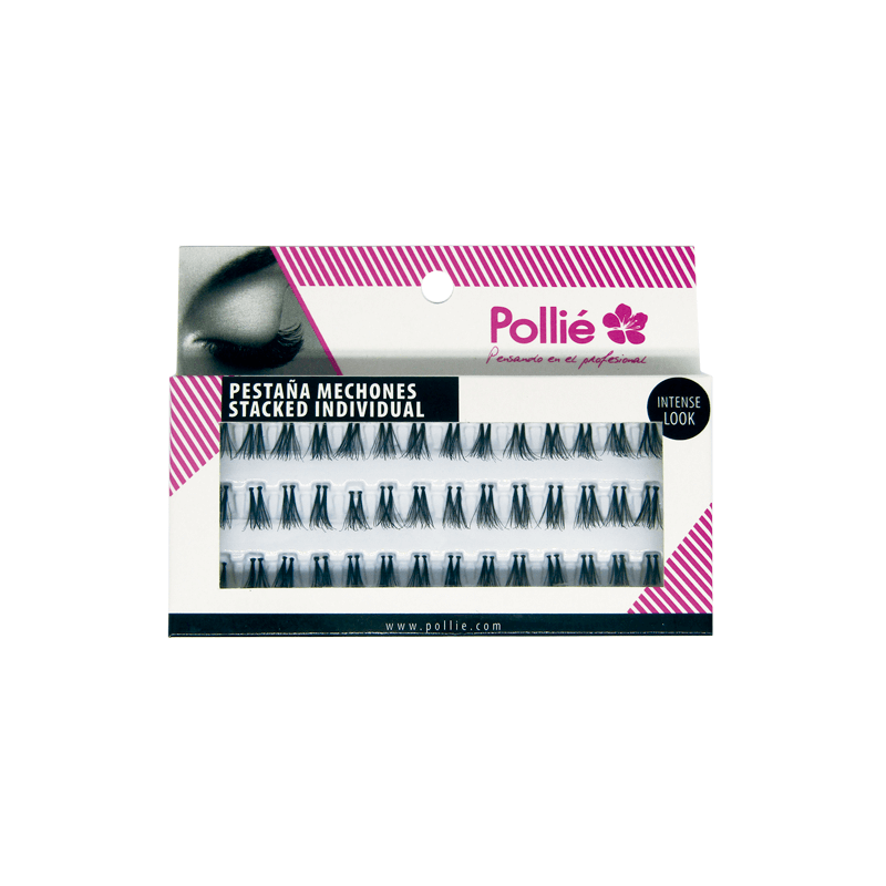 Pestañas Pollie Individual Duo Largas Negras Pestañas Pollie Individual Duo Largas Negras