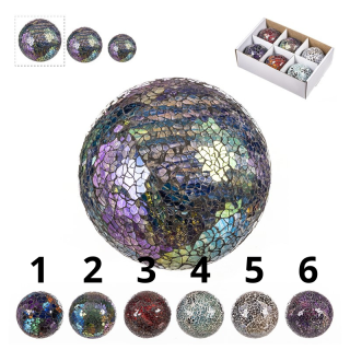 Bola de Decoración Mosaico Ø10 cm MIX