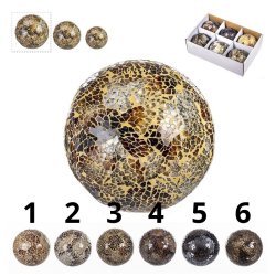 Bola Mosaico Ø10 cm en color Terracota