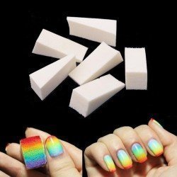 Set de 6 Esponjas Degradado para Uñas