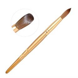 Pincel Acrílico Kolinsky Dorado - 08