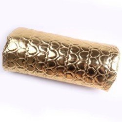 Cojín Apoyamanos Oro Corazones