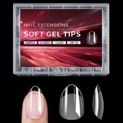 SOF GEL NAIL TIPS 240pcs - Diversas Formas y Longitudes