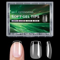 SOF GEL NAIL TIPS 240pcs - Adaptables y Resistentes