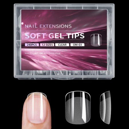 Sof Gel Nail Tips 240pcs para uñas