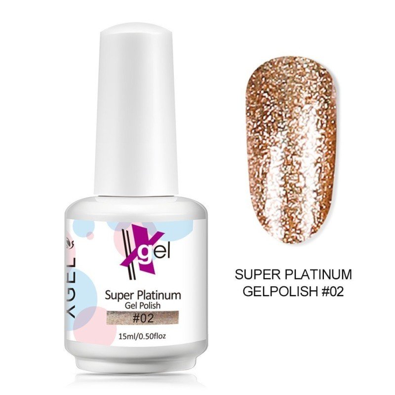 Esmalte Permanente Super Platinum 02 de XGEL Esmalte Permanente Super Platinum 02 de XGEL