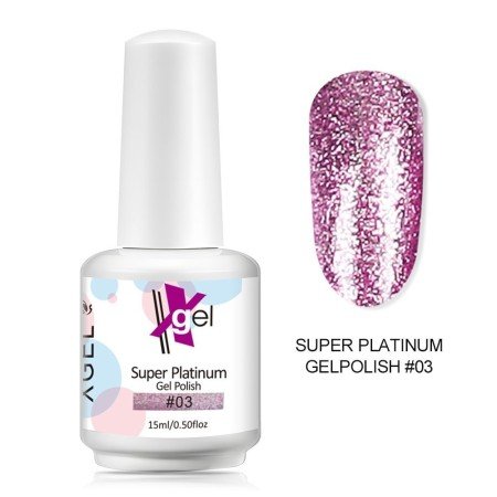 Esmalte Permanente Super Platinum 03 para uñas perfectas