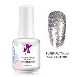 Esmalte Permanente Super Platinum 01 - XGEL Esmalte Permanente Super Platinum 01 - XGEL