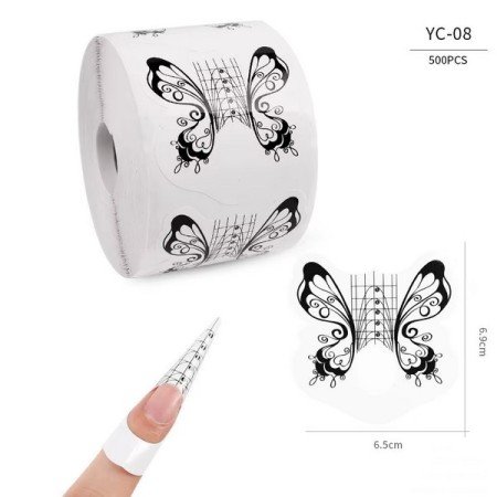 Moldes de Uñas YC08 para alargamiento sin tips