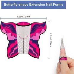 Moldes mariposa Uñas YC30 para un arte de uñas único