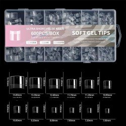 SOF GEL NAIL TIPS 600pcs - Reconstrucción de Uñas