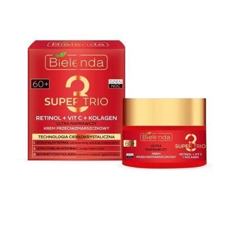Crema Antiarrugas Reafirmante 50+ Día/Noche Super Trio