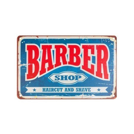 Rótulo Barbería Vintage B006