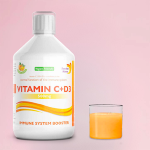 Swedish Nutra Vitamina C y D3, 500ml botellas