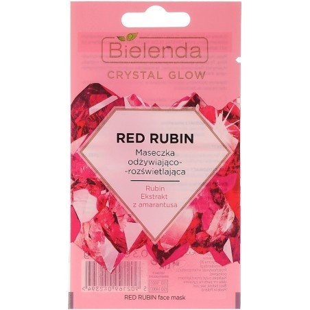 Bielenda Crystal Glow Mascarilla con Rubí