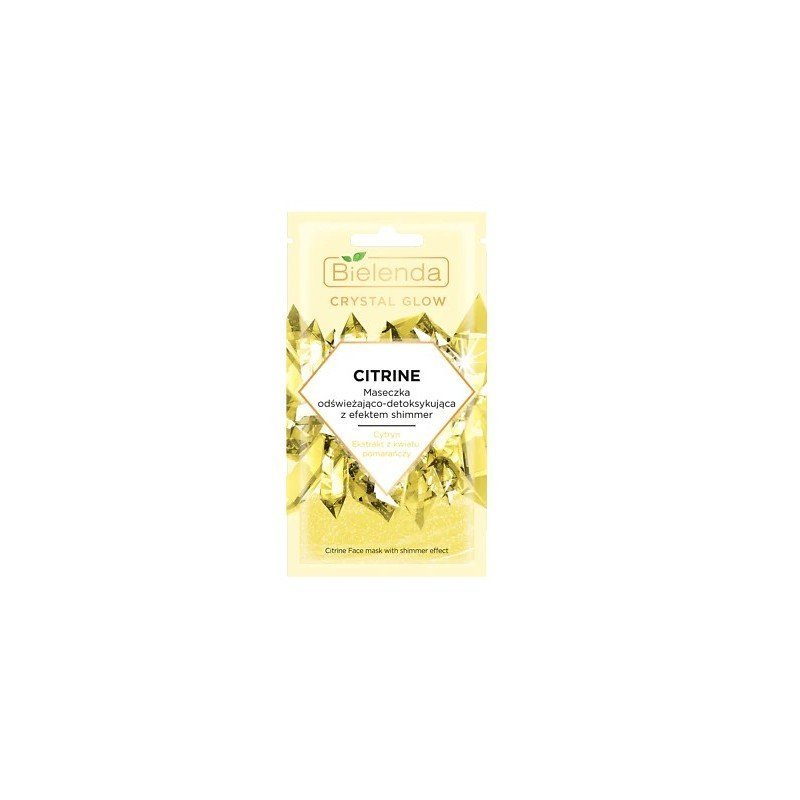 Mascarilla facial Crystal Glow con citrino Mascarilla facial Crystal Glow con citrino