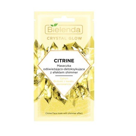 Mascarilla facial Crystal Glow con citrino