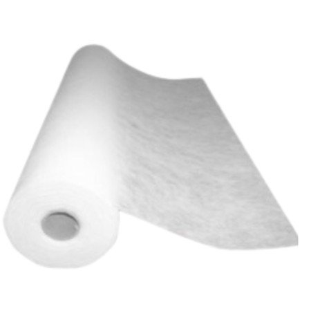 Rollo de sábanas desechables en Fiselina blanca