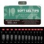 SOF GEL NAIL TIPS - Almendra Media 550pcs