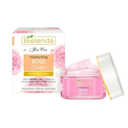 Crema Hidratante de Rosa Bielenda para Piel Sensible