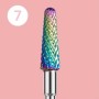 Broca Tugsteno colorful cone