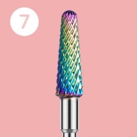 Broca Tugsteno colorful cone