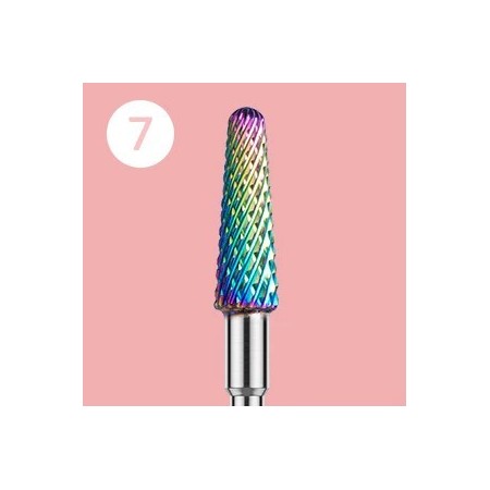 Broca Tugsteno colorful cone
