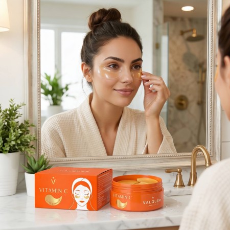 Parches para Contorno de Ojos con Vitamina C