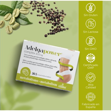 Adelgapower 810 mg. 30 comprimidos.