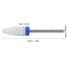 Broca Cerámica Ovalada Ø6.0mm RD - Alta Calidad