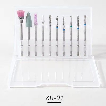 Set 10 Brocas Manicura ZH-01