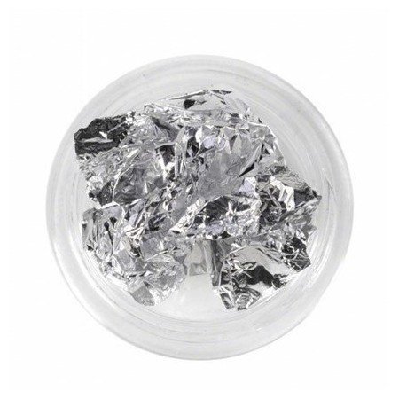Láminas de Pan de Plata para Decoración de Uñas