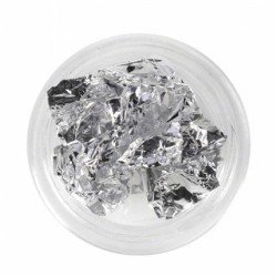 Láminas de Pan de Plata para Decoración de Uñas
