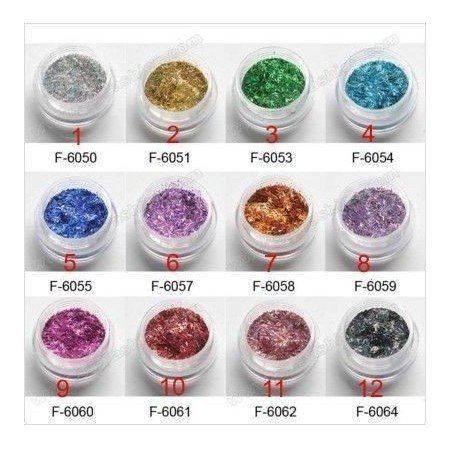 Hilos Brillantes Laser para Decoración de Uñas - 10g