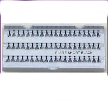 Pestañas en Grupo con Nudo - Longitud 8 mm