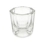 Vaso de cristal práctico para mezclas acrílicas