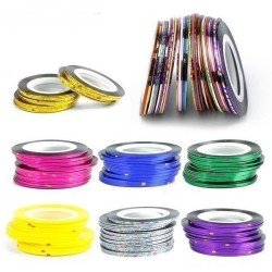 Cintillas Adhesivas 1 mm para Diseños de Uñas